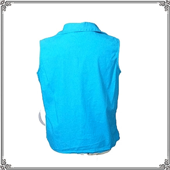 Disney Tiger Under The Sea Blue Sleeveless Top Size Large - Picture 7 of 9